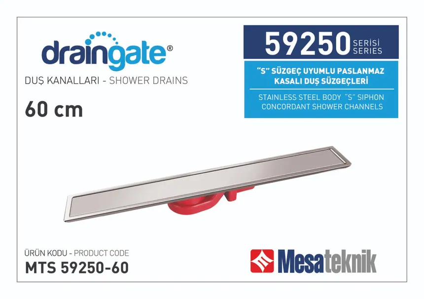 MTS 59250 S-Trap Compatible Stainless Body Series