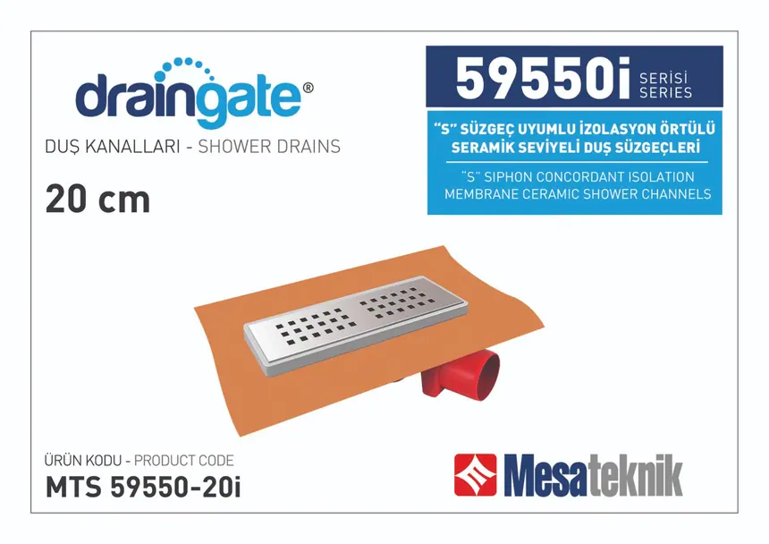MTS 59550İ S Sifon Uyumlu Seramik Seviyeli İzolasyon Örtülü Seri