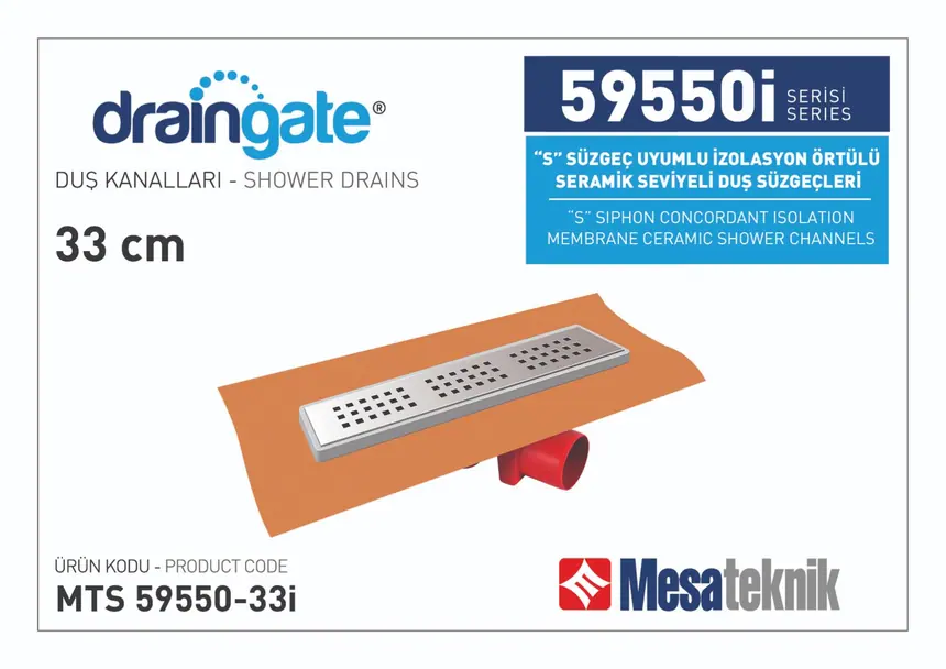 MTS 59550İ S Sifon Uyumlu Seramik Seviyeli İzolasyon Örtülü Seri