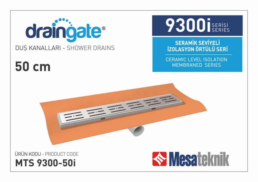 MTS 9300I Tile-Level Waterproofing Membrane-Covered Series