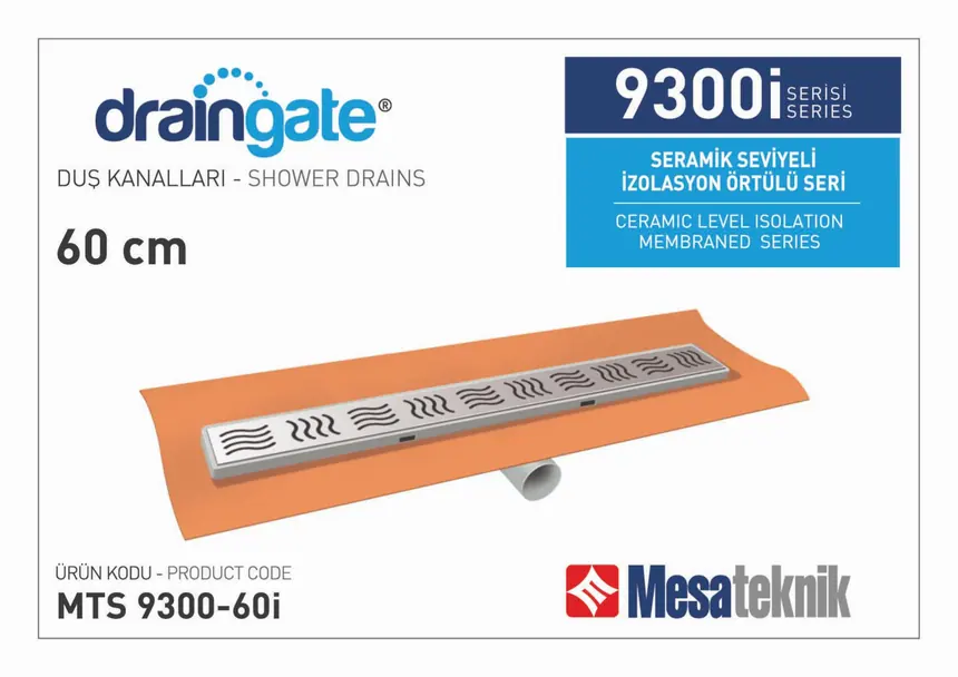 MTS 9300I Tile-Level Waterproofing Membrane-Covered Series