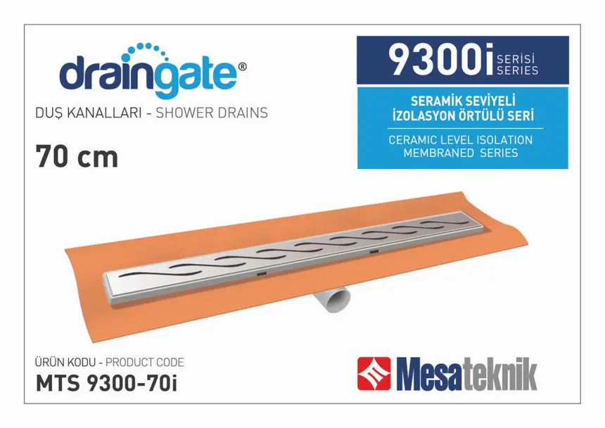 MTS 9300I Tile-Level Waterproofing Membrane-Covered Series