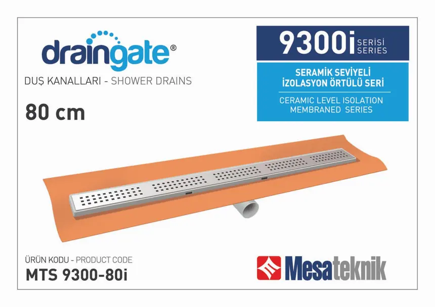 MTS 9300I Tile-Level Waterproofing Membrane-Covered Series