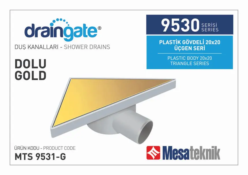 MTS 9530 Plastic Body 20 cm Triangular Series