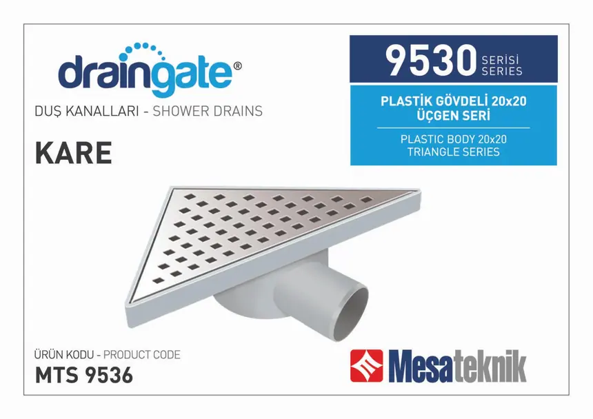 MTS 9530 Plastic Body 20 cm Triangular Series