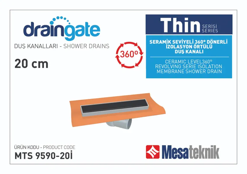 MTS 9590I Thin Serisi 360º Dönerli Izolasyon Ortülü