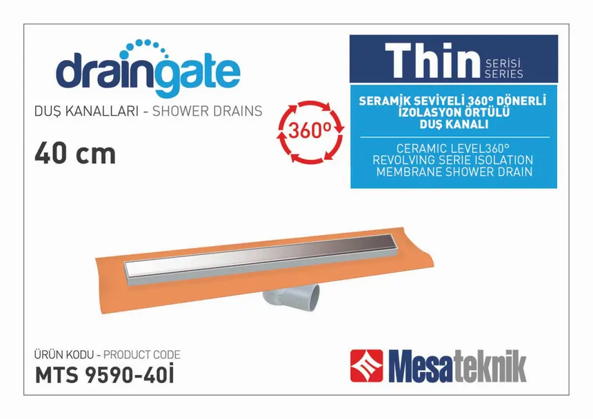 MTS 9590I Thin Serisi 360º Dönerli Izolasyon Ortülü