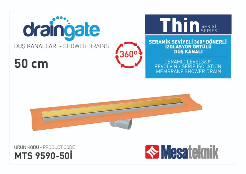 MTS 9590I Thin Serisi 360º Dönerli Izolasyon Ortülü