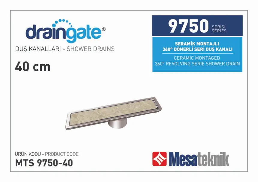 MTS 9750 Seramik Montajlı 360º Dönerli Seri