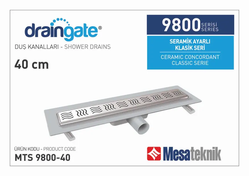 MTS 9800 Seramik Ayarlı Paslanmaz Yükseltme Parçalı Seri