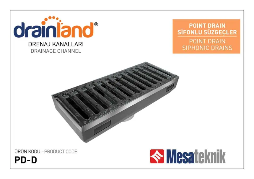 Point Drain Trapped Floor Drains