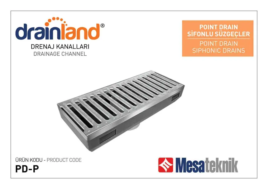 Point Drain Trapped Floor Drains