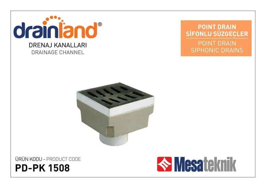 Point Drain Trapped Floor Drains