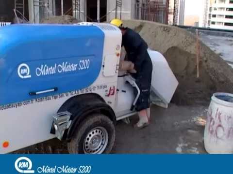 Mörtel Meister 5200K (Kepçeli) Şap Makinası Tanıtım