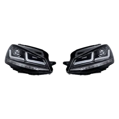 LEDriving headlight for VW Golf VII LEDHL104-BK LHD