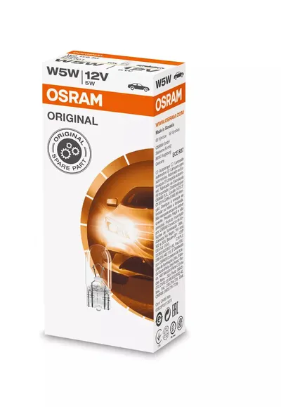ORIGINAL - GLASS WEDGE BASE W5W 13.5 V