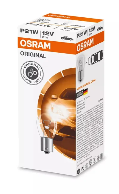 ORIGINAL - METAL BASE P21W 12 V
