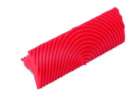 Deco Lastik Ahşap Deseni Aleti, Dikdörtgen 10 cm